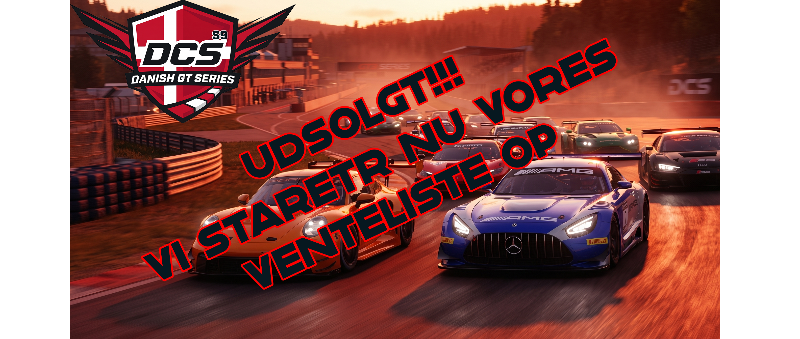 🚨 UDSOLGT: SAMTLIGE 120 PLADSER TIL DCS9 DM ER BESAT! 🚨